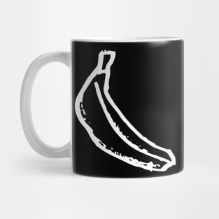 Banana Doodle White Mug